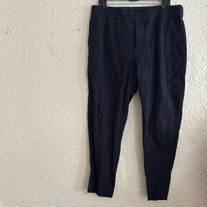 Baldwin Dark Navy Blue Elastic Waist Pull On Trouser XL